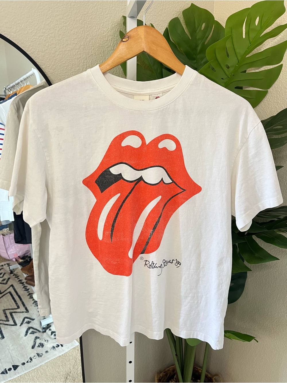 H&M Rolling Stones 1989 North American Tour Graphic Tee S